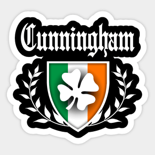 Cunningham Shamrock Crest Sticker